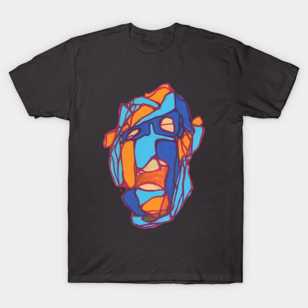 monolith (abstract face) T-Shirt by samserif